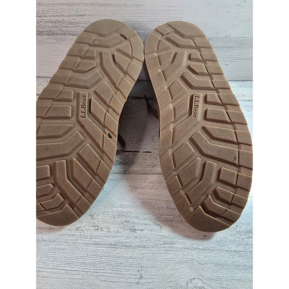 LL Bean Women's Size 6 Stonington Chukka Boots Brown Suede Leather 507370 - Picture 6 of 8